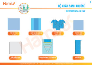 8 BỘ KHĂN SANH THƯỜNG-OBSTETRICS PACK