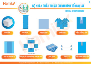 9 BỘ KHĂN PHẪU THUẬT CHỈNH HÌNH TỔNG QUÁT-GENERAL ORTHOPEDIC PACK